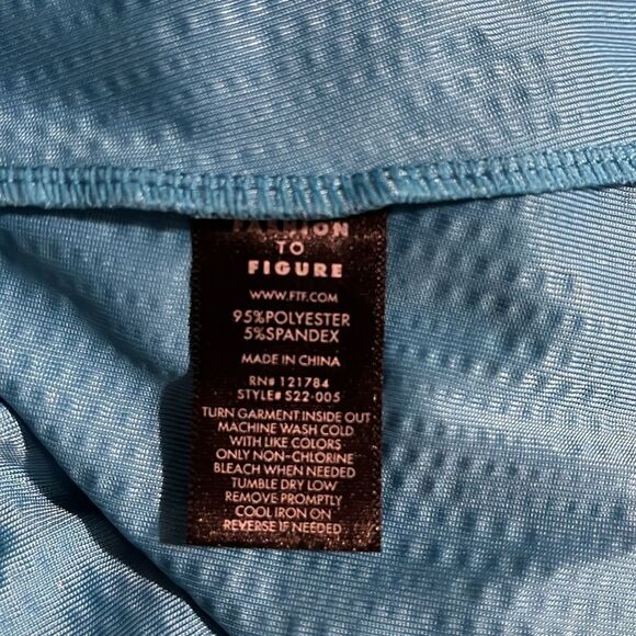 FTF Crowl Neck Ruched Iridescent Asymmetrical Dress - Picture 14 of 15